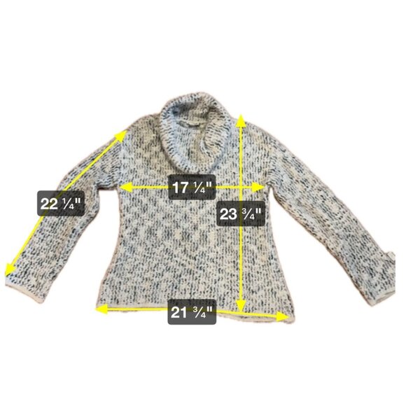 Tribal Jeans Womens Lg Cowl Neck Sweater - Textured Knit Long Sleeve Pullover - Picture 7 of 7